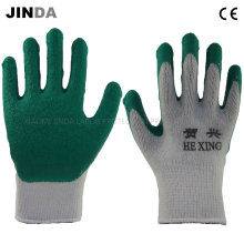 Knitted Yarn Shell Latex Coated Labor Protective Safety Work Gloves (LS007)